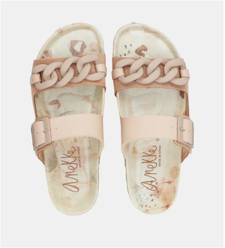 Sandalias bio eslabones rosa