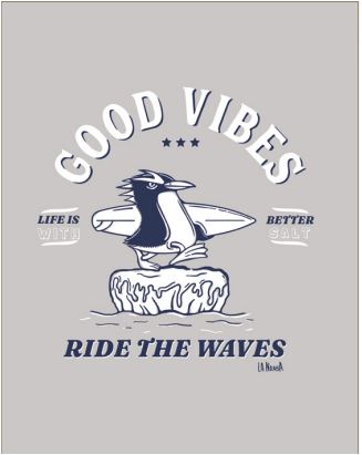 Camiseta PingüI color gris luz