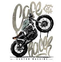 Camiseta Machine color kaki