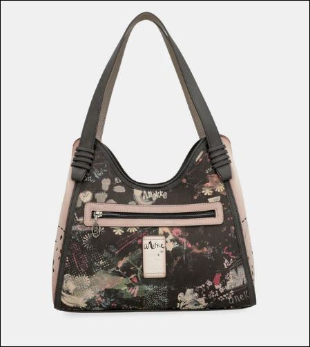Bolso de hombro Peace & Love rosa