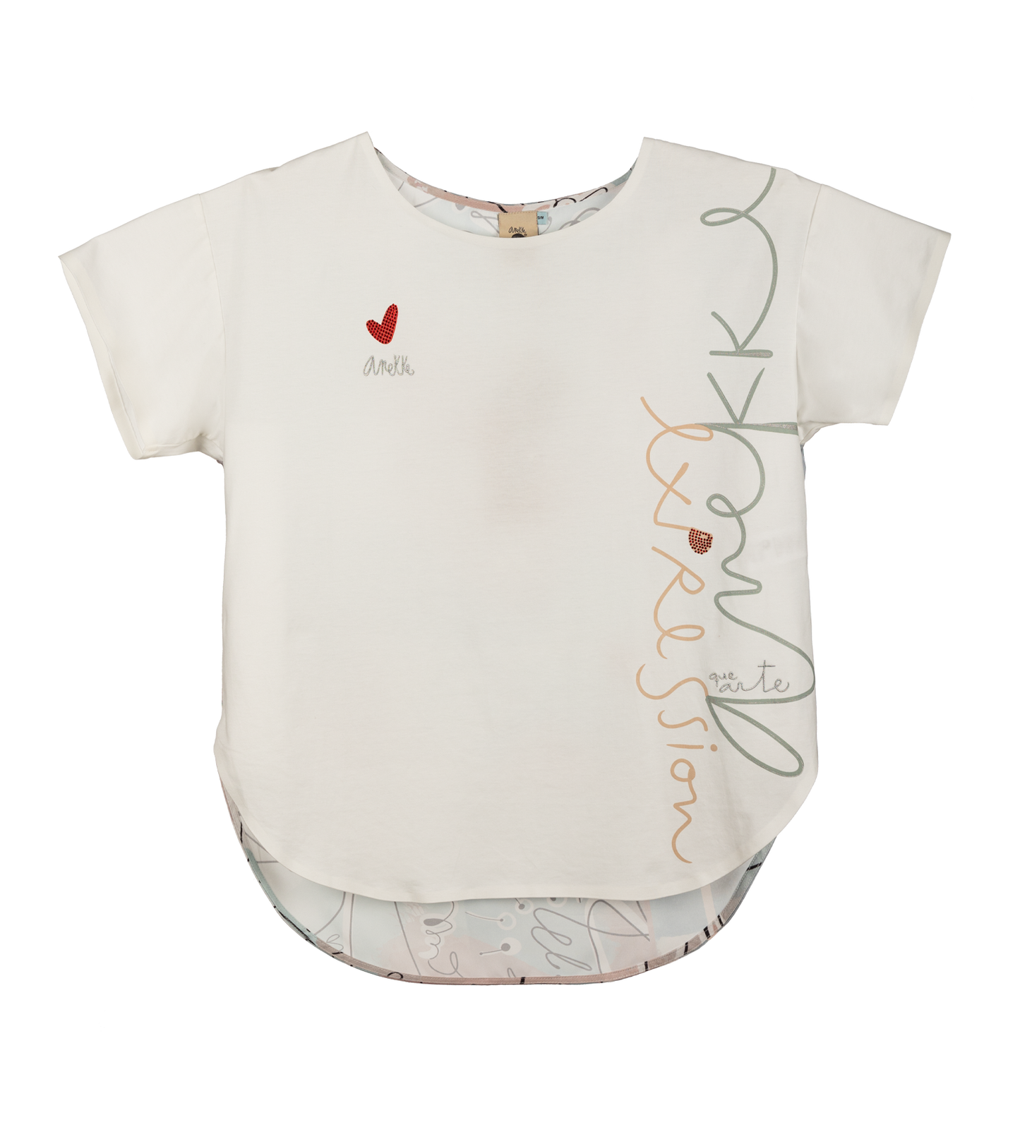 Camiseta manga corta estampada Alma