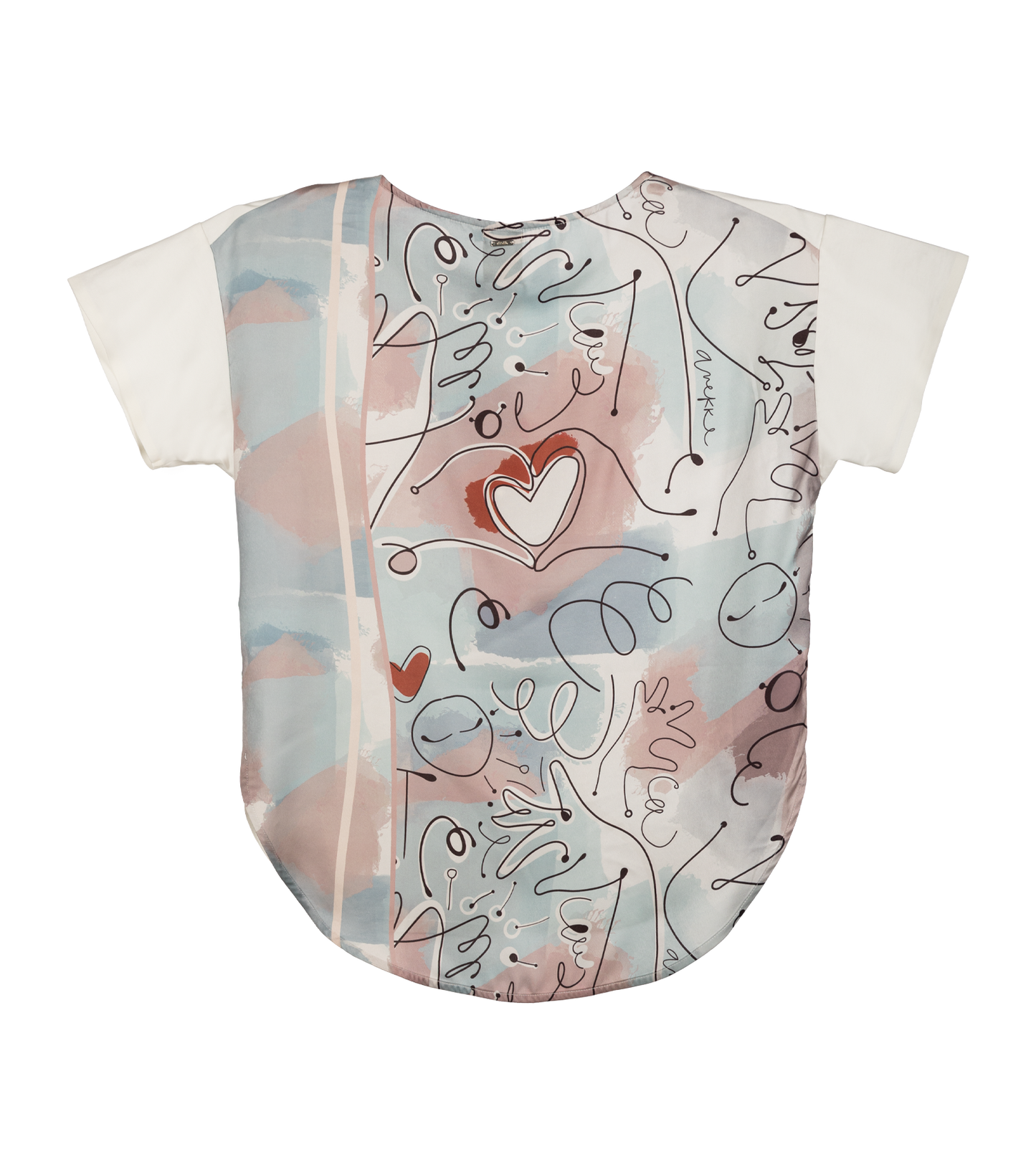 Camiseta manga corta estampada Alma