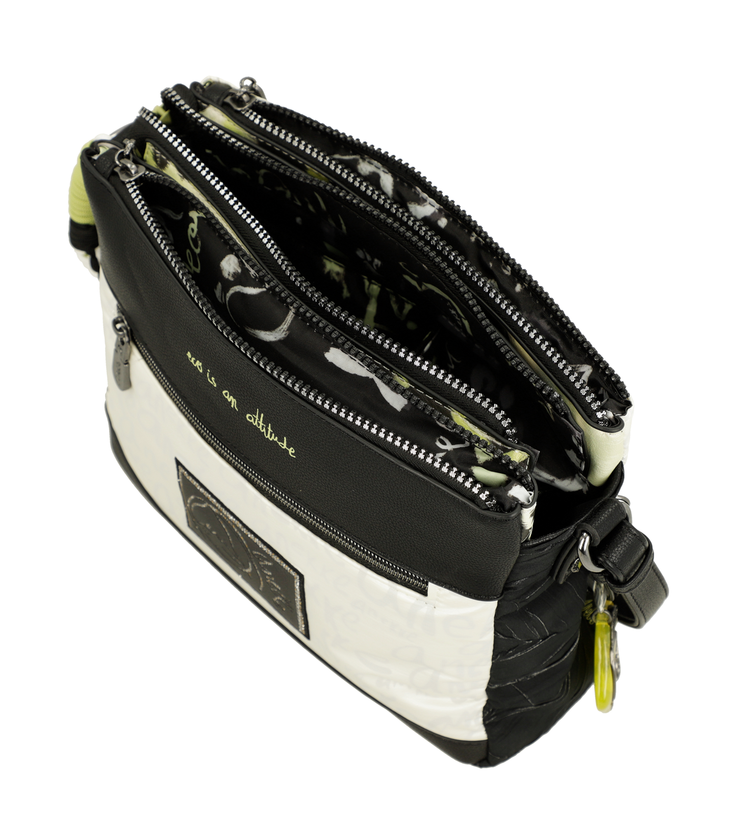 Bandolera estampada 3 compartimentos Nature Towanda