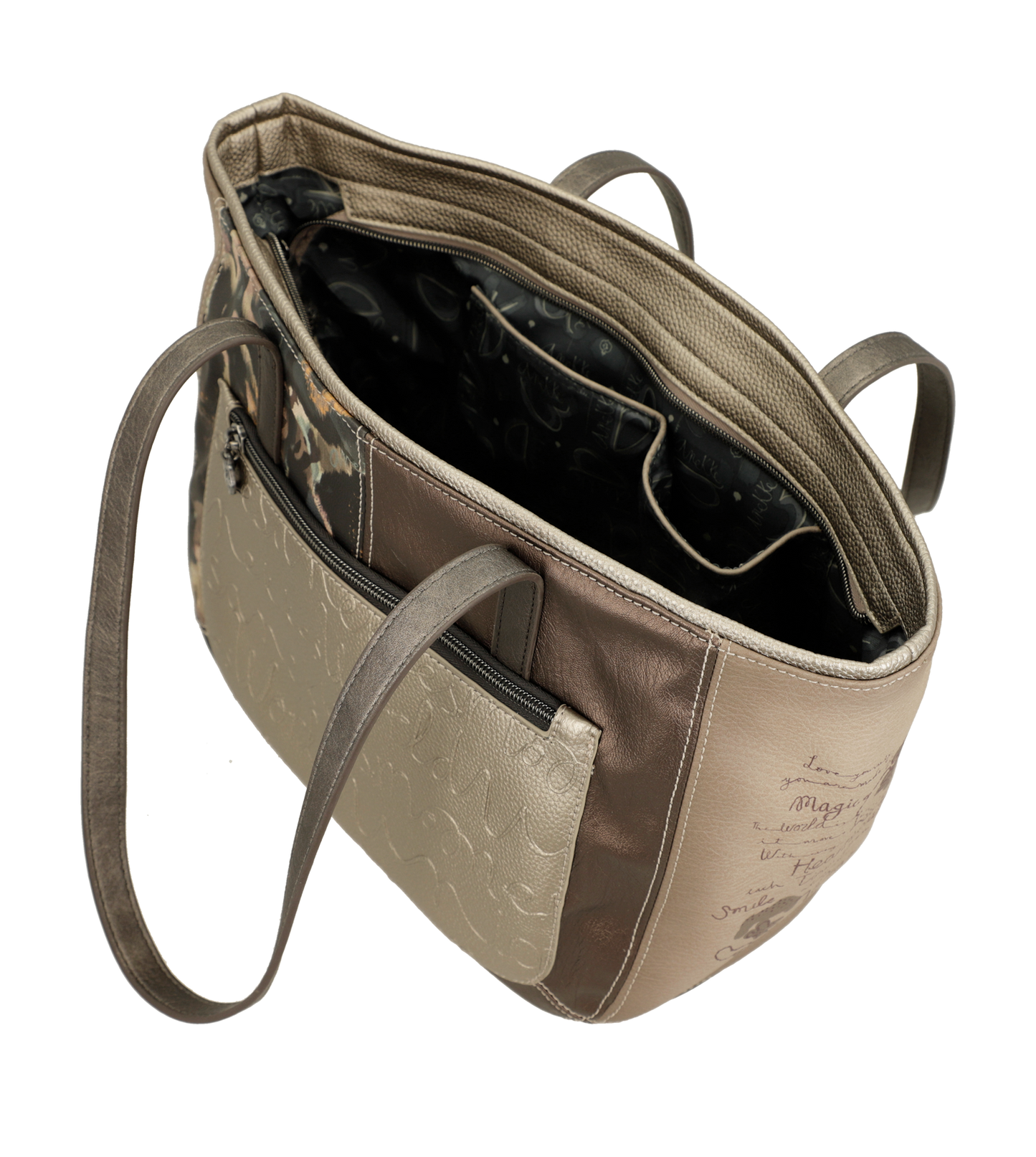 Bolso de hombro grande Real de Anekke