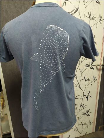 Camiseta Bryde color indigo