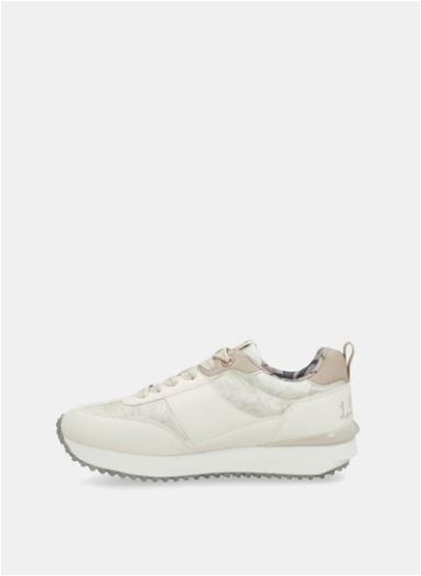 Deportivos blancos suela multicolor