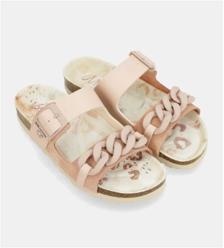 Sandalias bio eslabones rosa