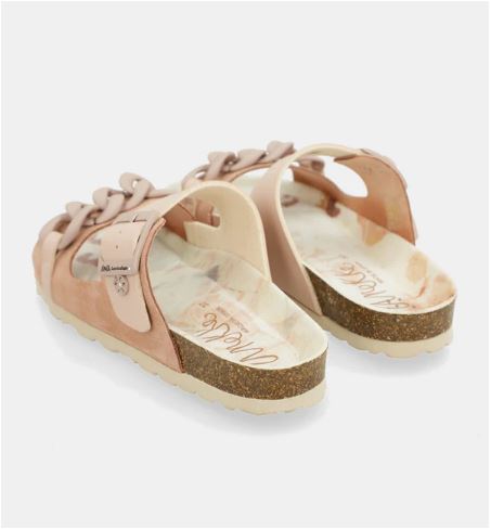 Sandalias bio eslabones rosa