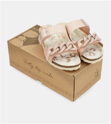 Sandalias bio eslabones rosa