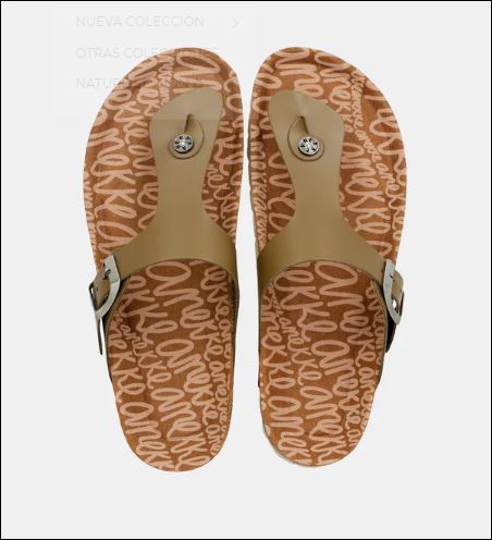 Sandalias verde Anekke