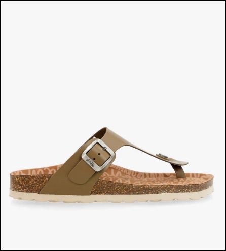 Sandalias verde Anekke