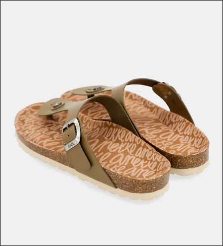Sandalias verde Anekke