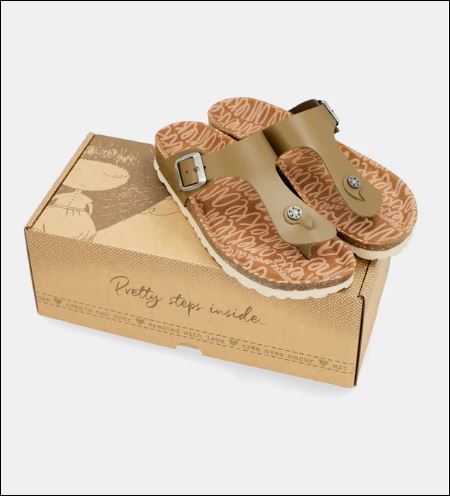 Sandalias verde Anekke