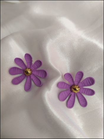 Pendientes en forma de flor