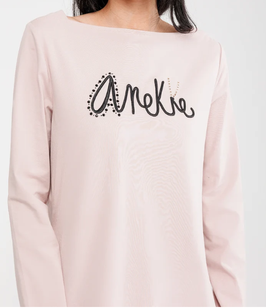 Camiseta manga larga rosa de Anekke