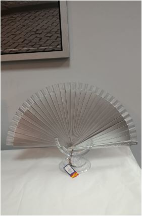 Abanico color plata