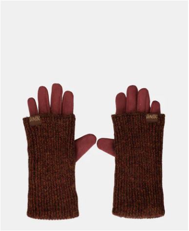 Guantes burdeos extensibles de Anekke