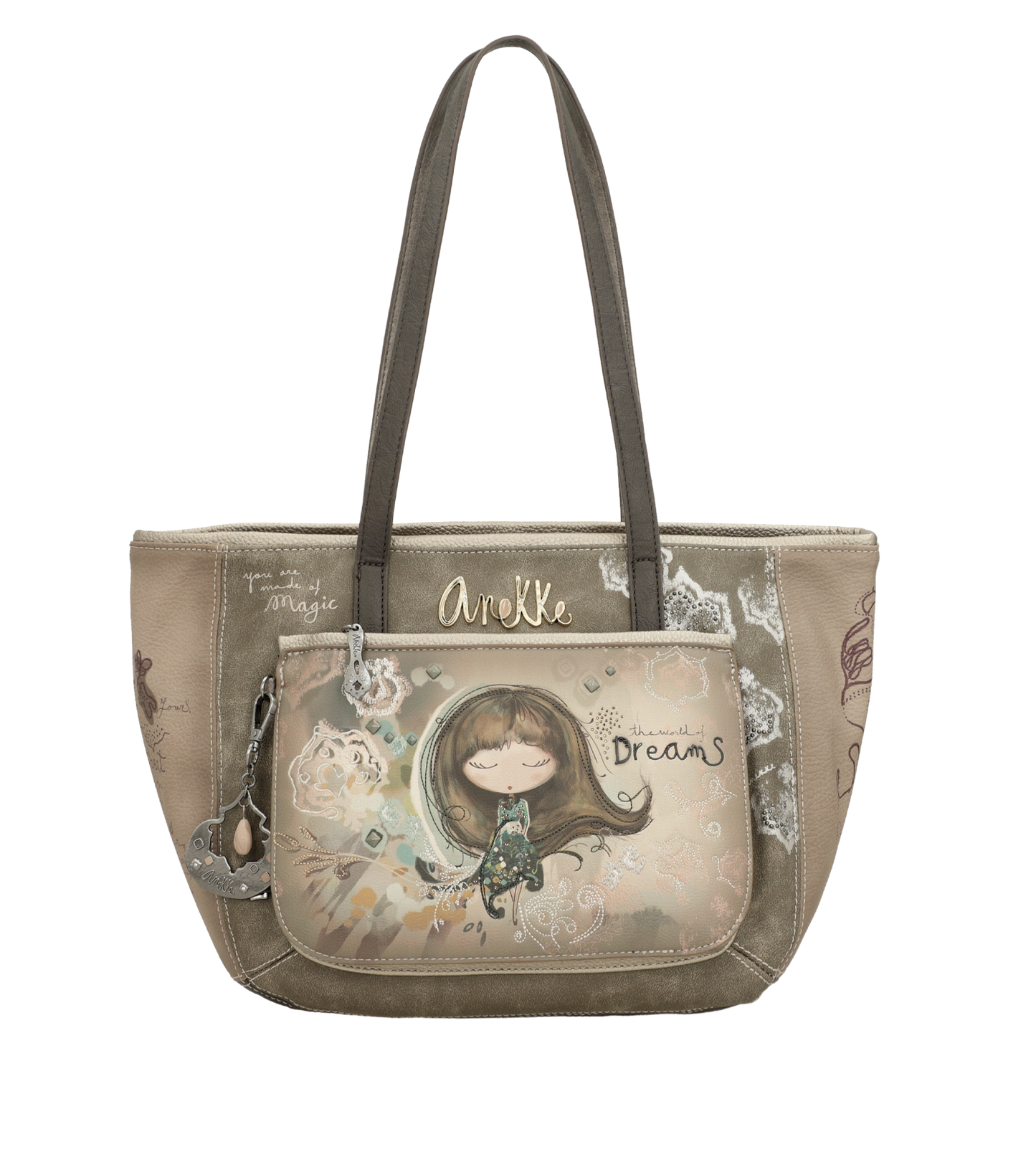 Bolso de hombro grande Real de Anekke