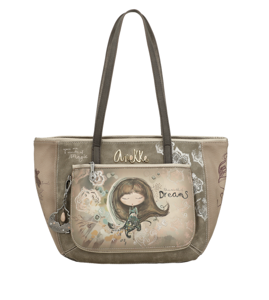 Bolso de hombro grande Real de Anekke