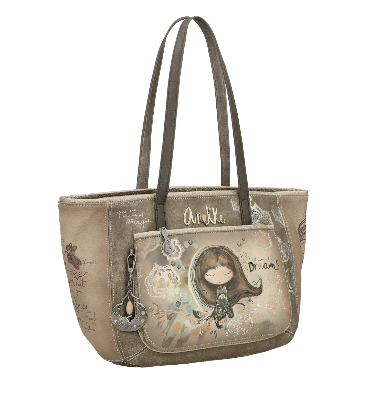 Bolso de hombro grande Real de Anekke