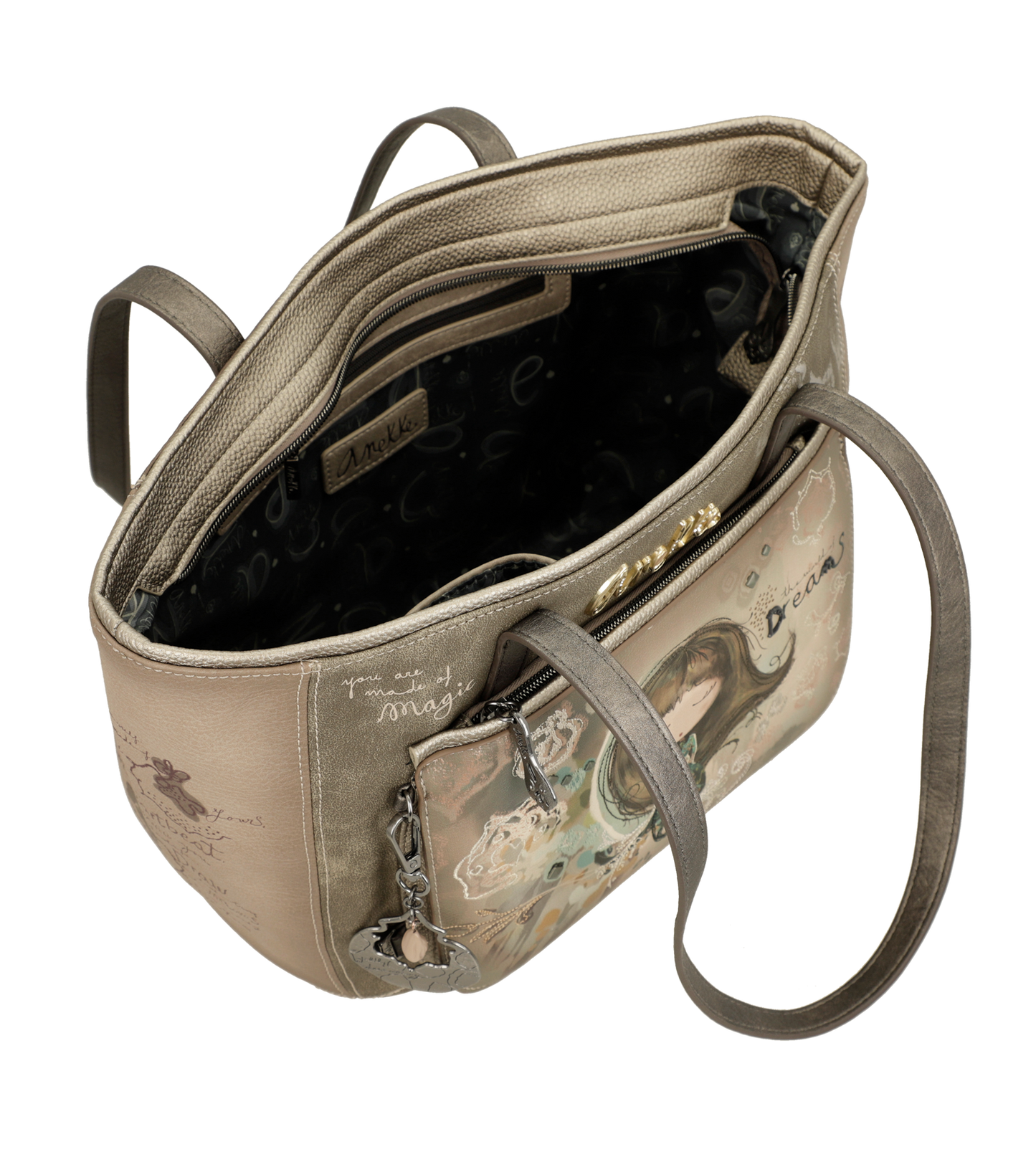 Bolso de hombro grande Real de Anekke