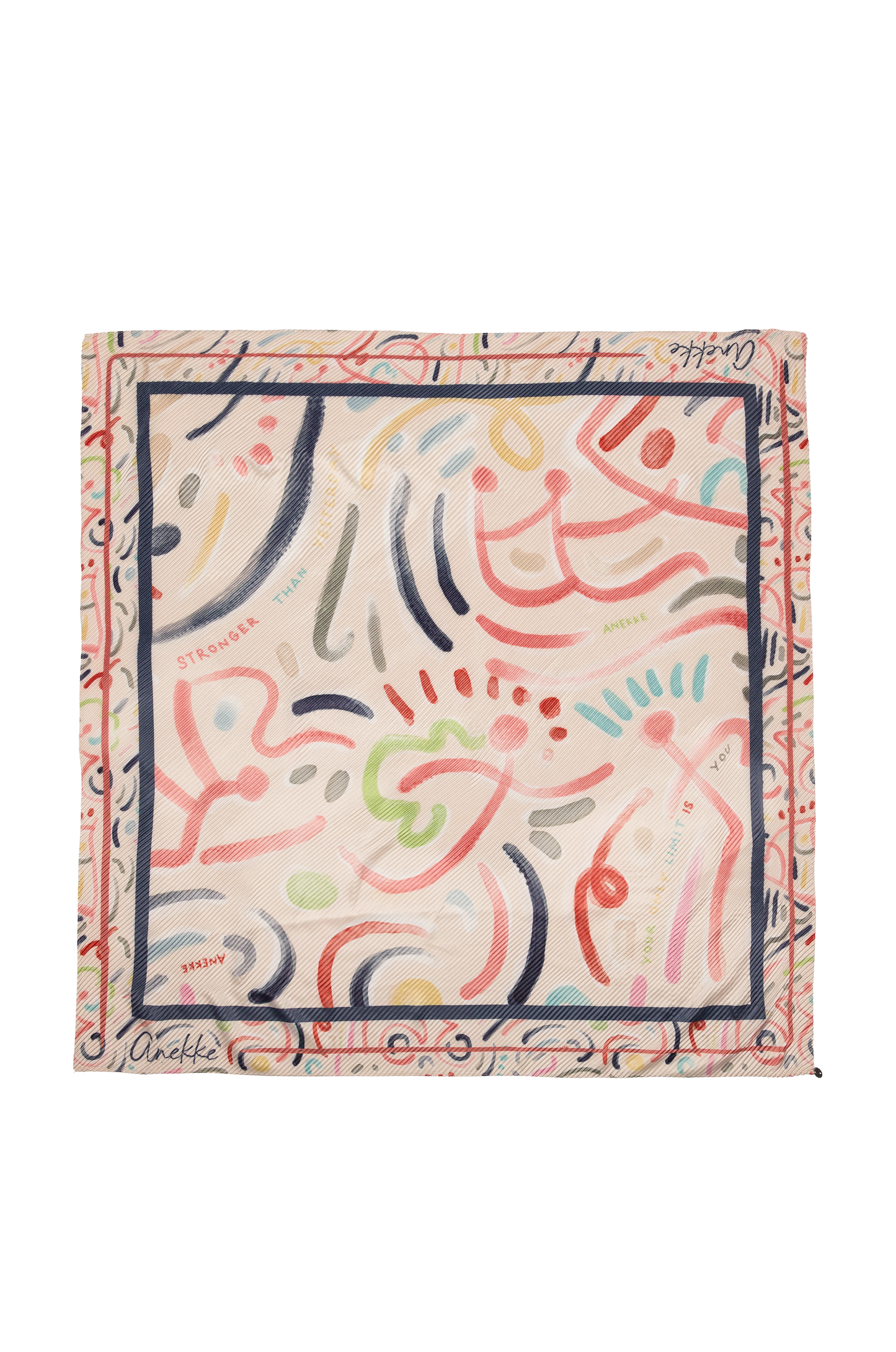 Pañuelo plisado Olimpia de Anekke