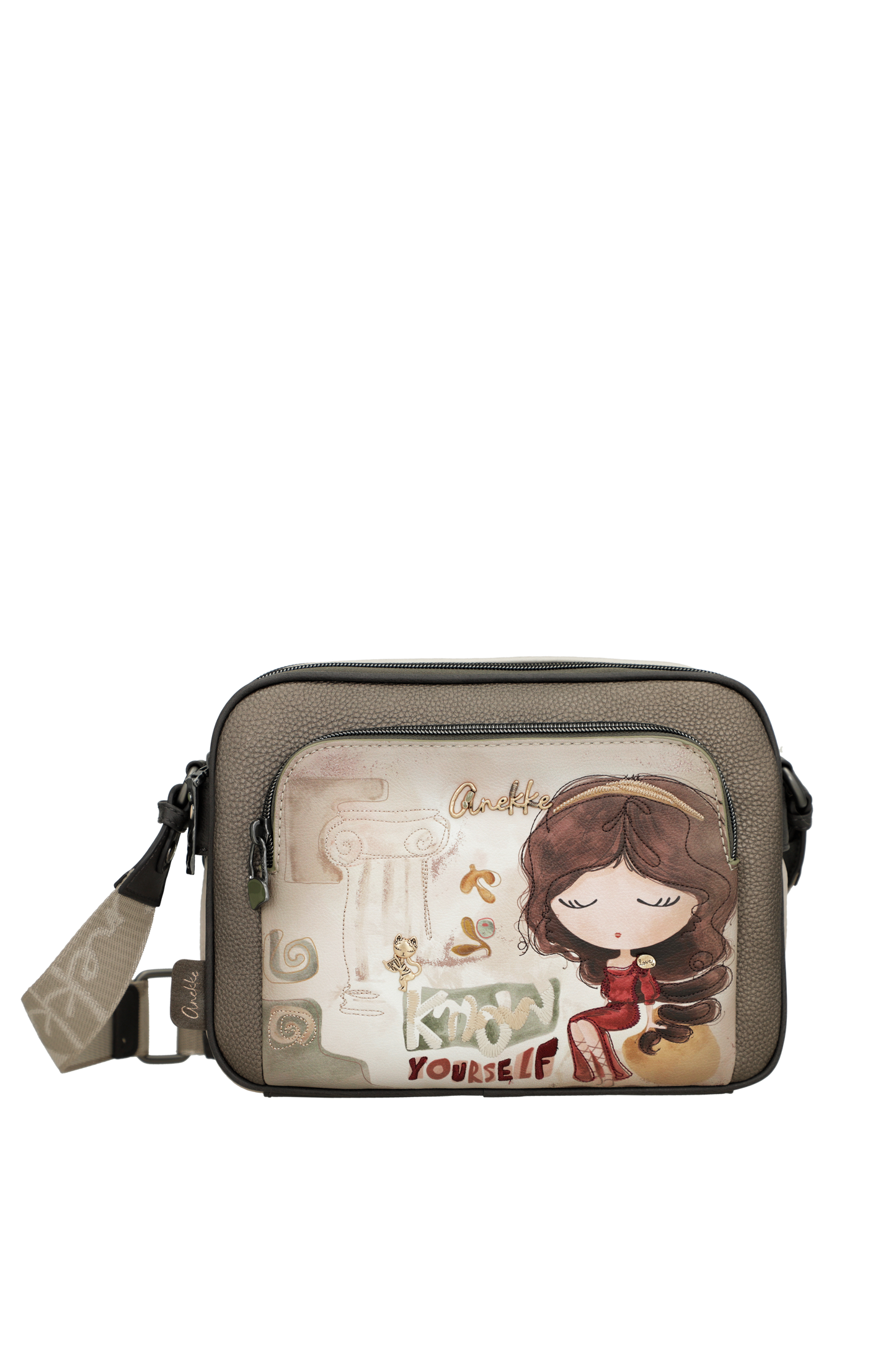 Bandolera con bolsillo frontal Muse de Anekke