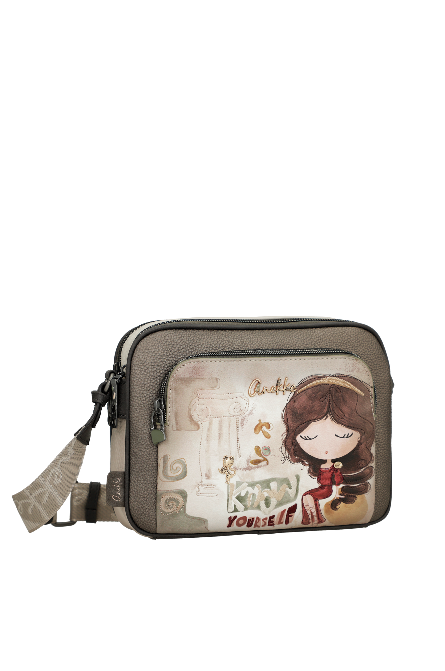 Bandolera con bolsillo frontal Muse de Anekke