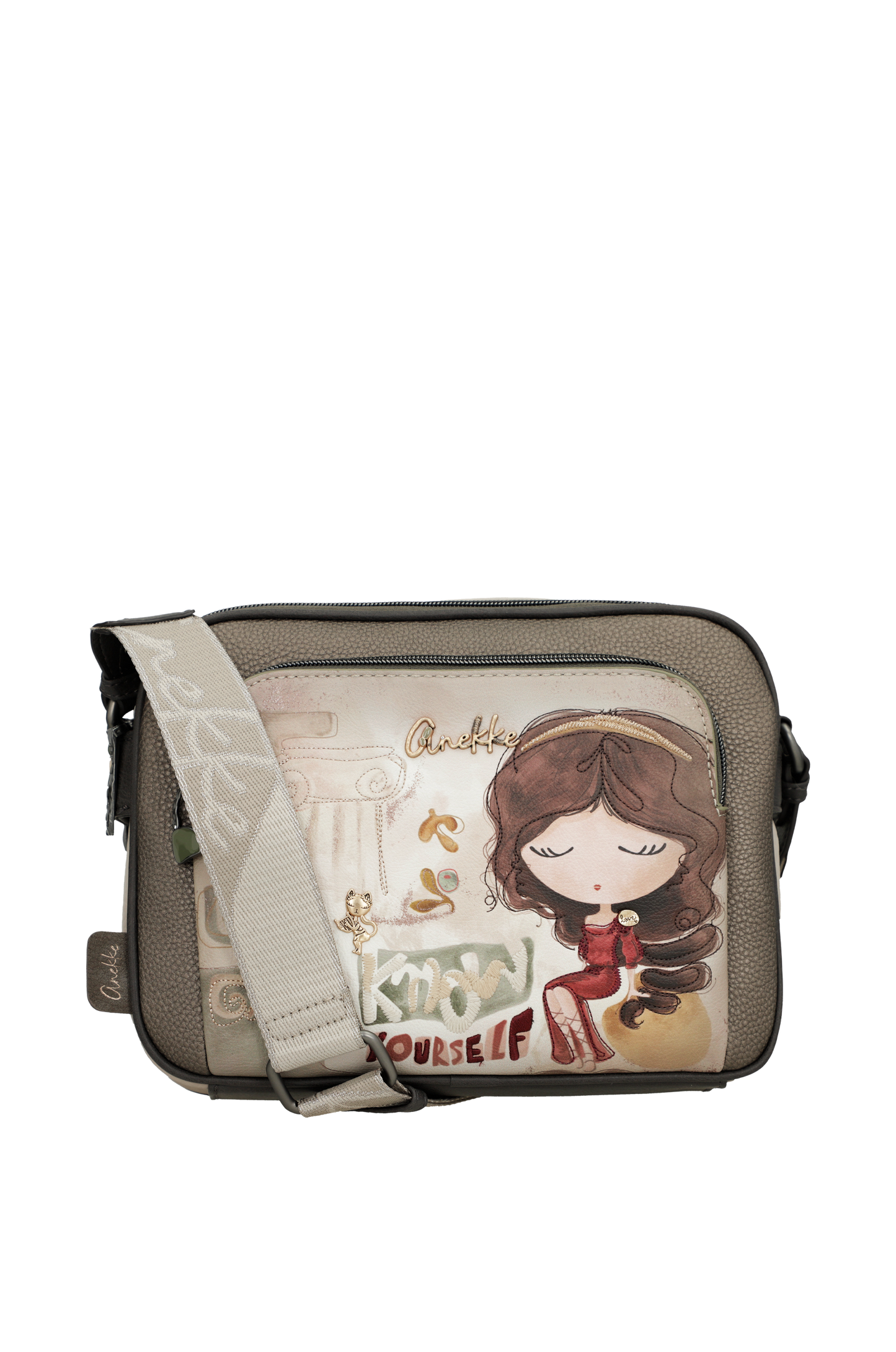 Bandolera con bolsillo frontal Muse de Anekke