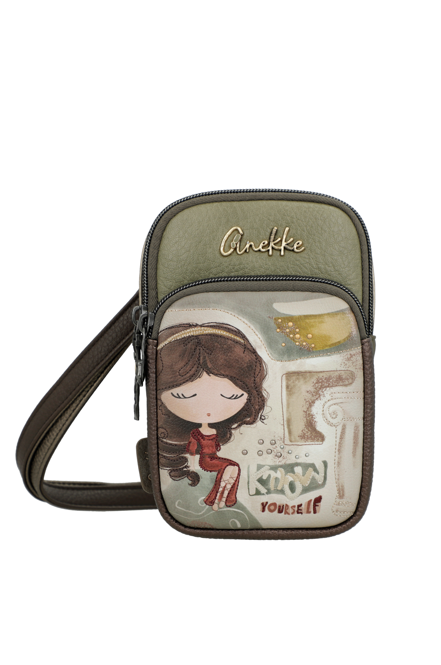 Mini bandolera con bolsillo Muse de Anekke