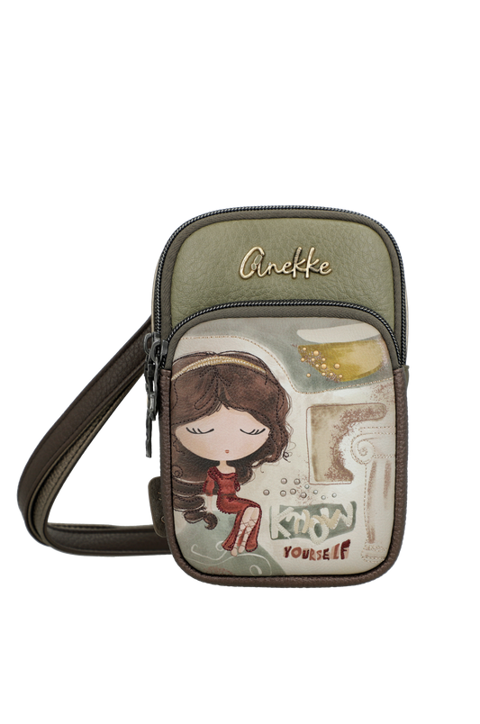 Mini bandolera con bolsillo Muse de Anekke