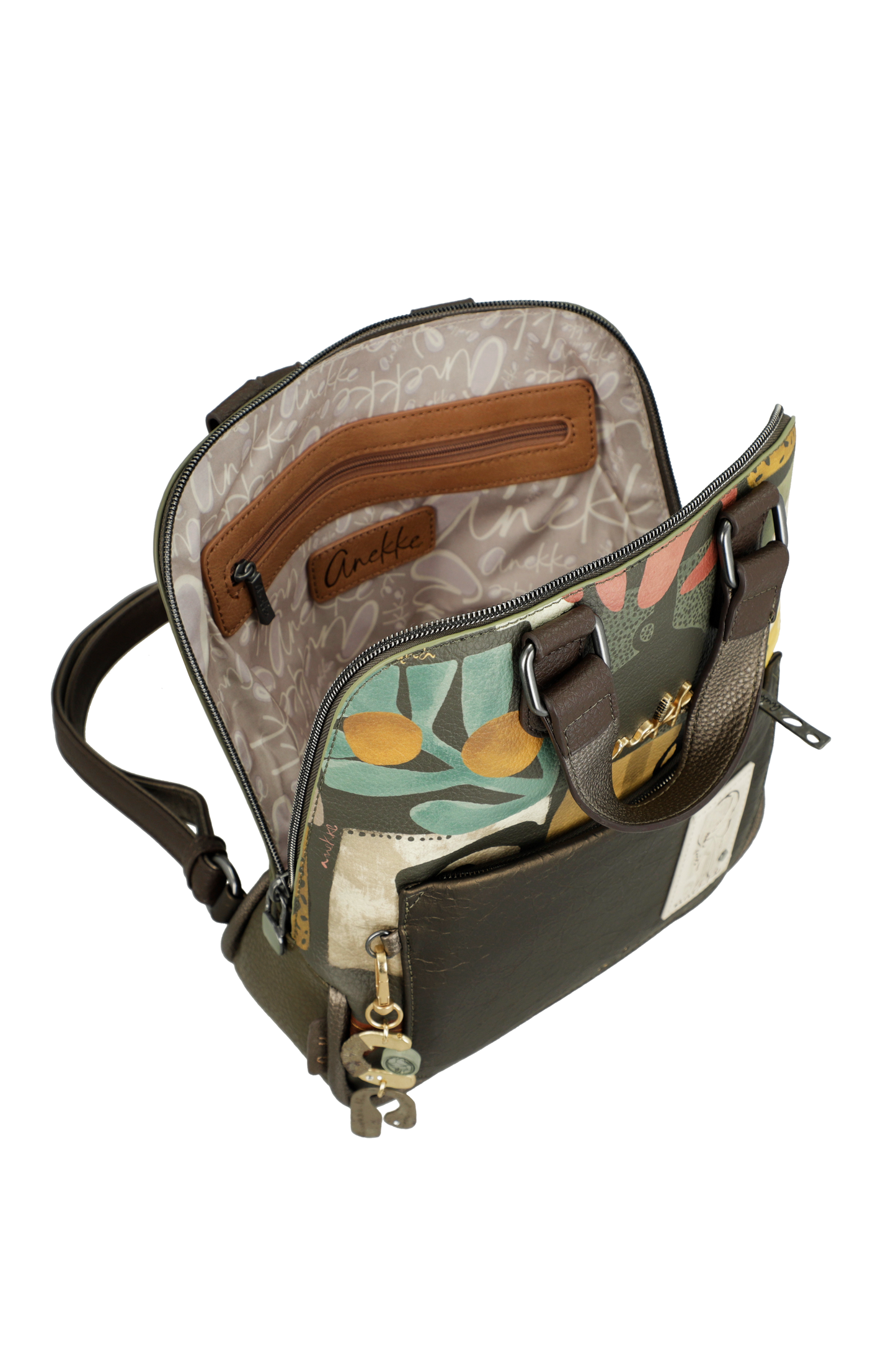 Mochila estampada con asa corta Amphora de Anekke