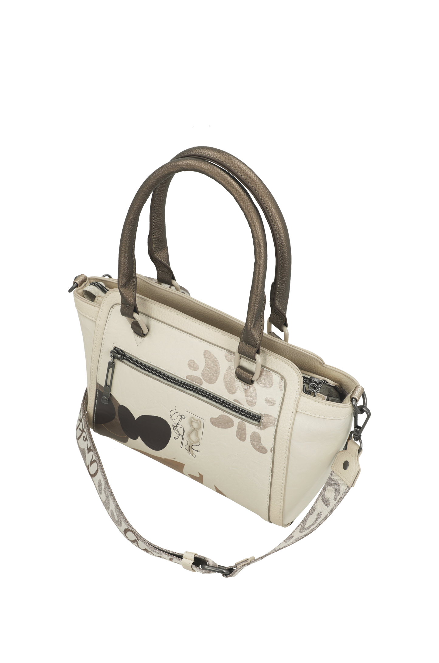 Bolso de asas cortas y bandolera Gaia de Anekke