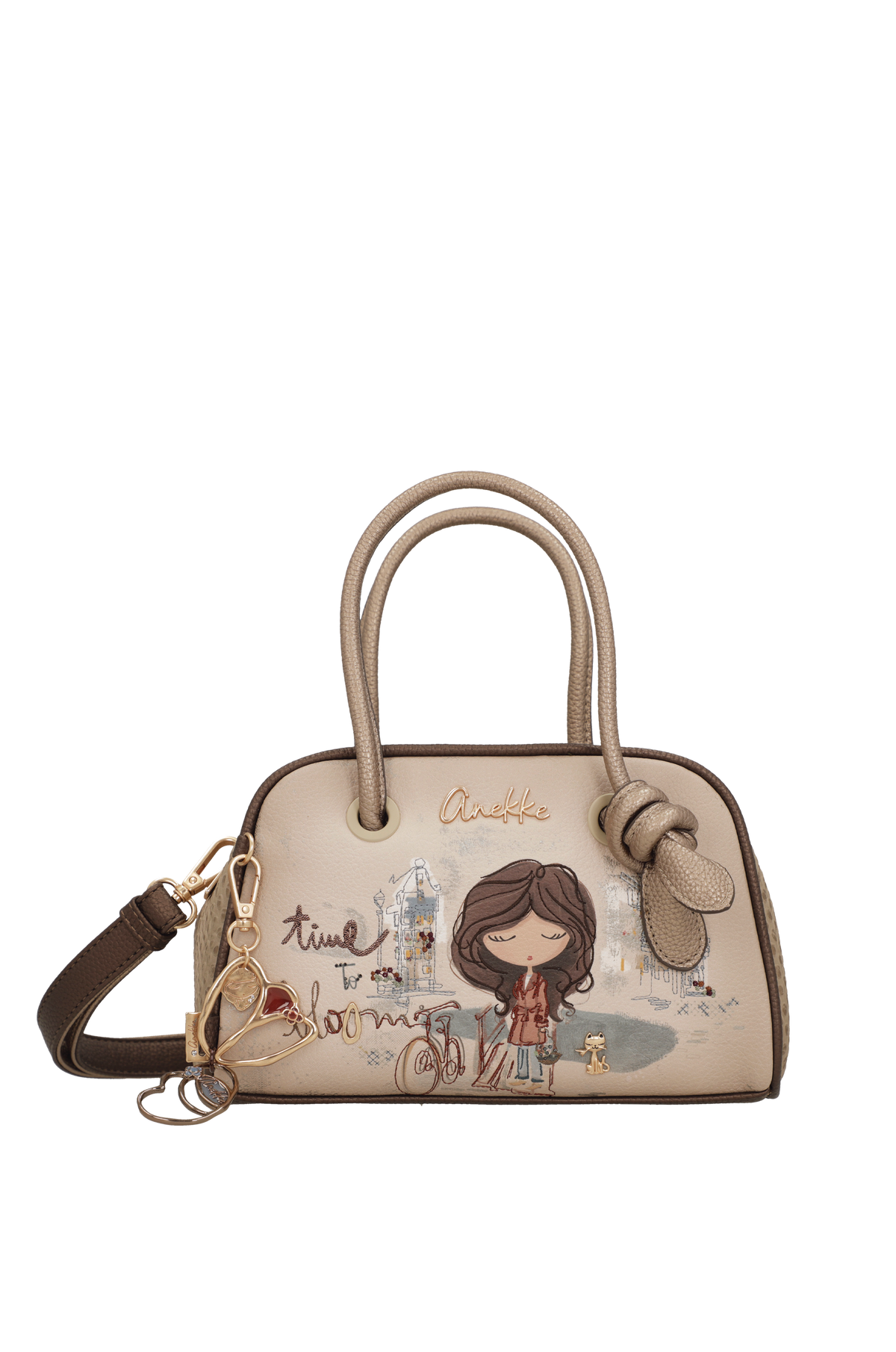 Bolso de asa corta pequeño Tulip