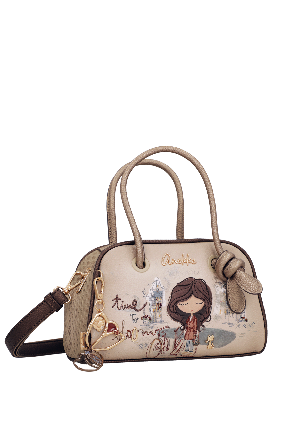 Bolso de asa corta pequeño Tulip