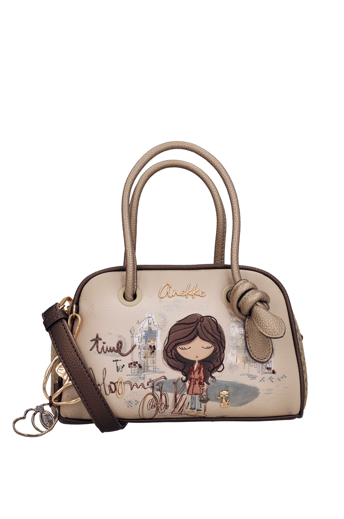 Bolso de asa corta pequeño Tulip