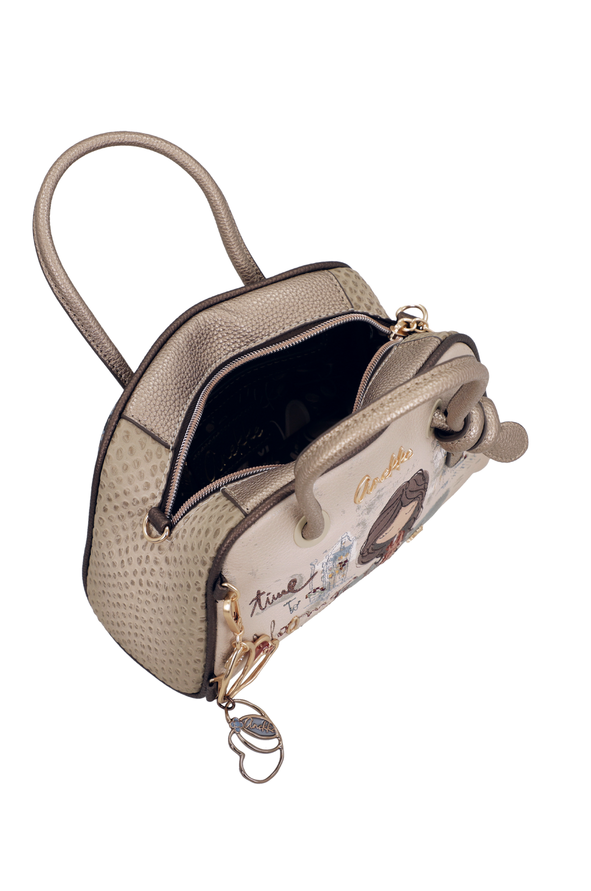 Bolso de asa corta pequeño Tulip
