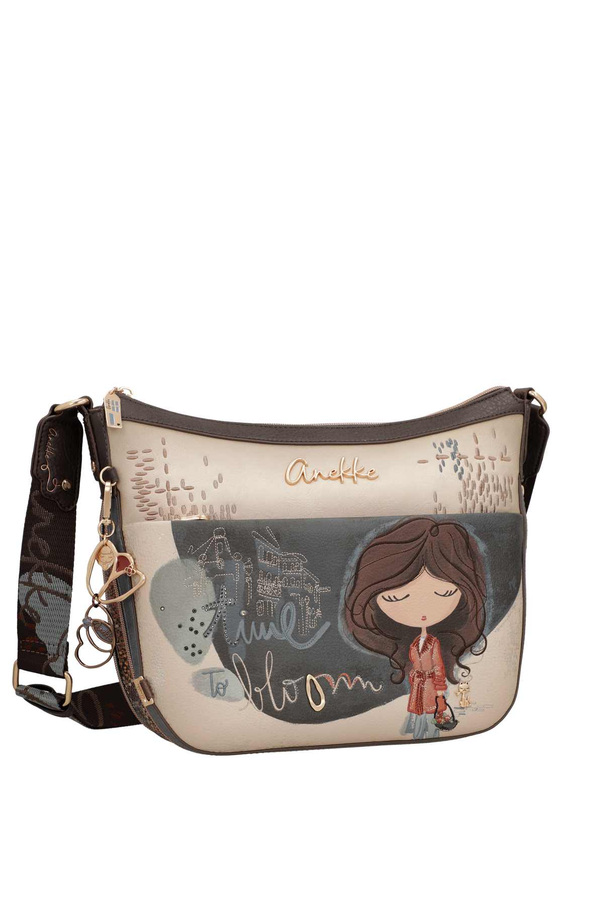 Bolso bandolera mediana Tulip