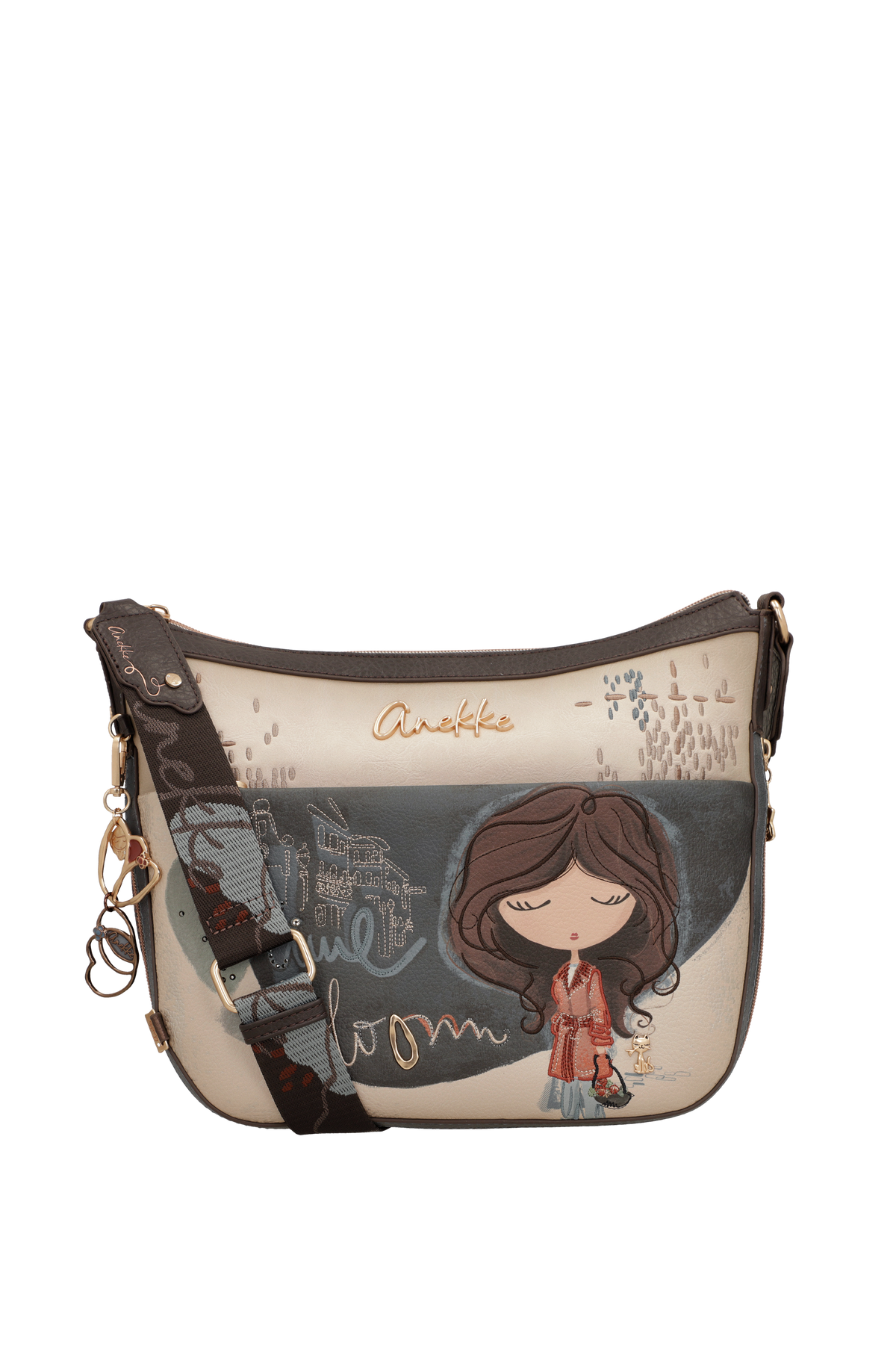 Bolso bandolera mediana Tulip