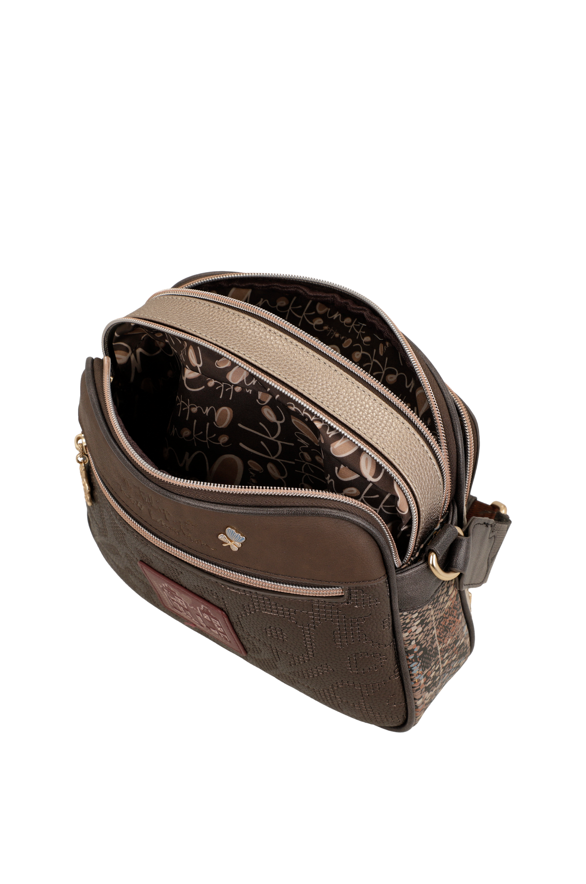 Bandolera con bolsillo frontal Tulip de Anekke