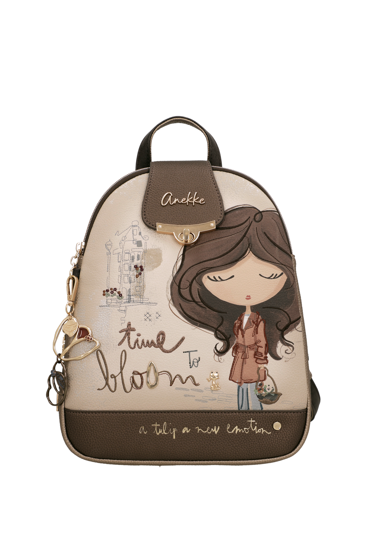 Mochila con solapa Tulip de Anekke