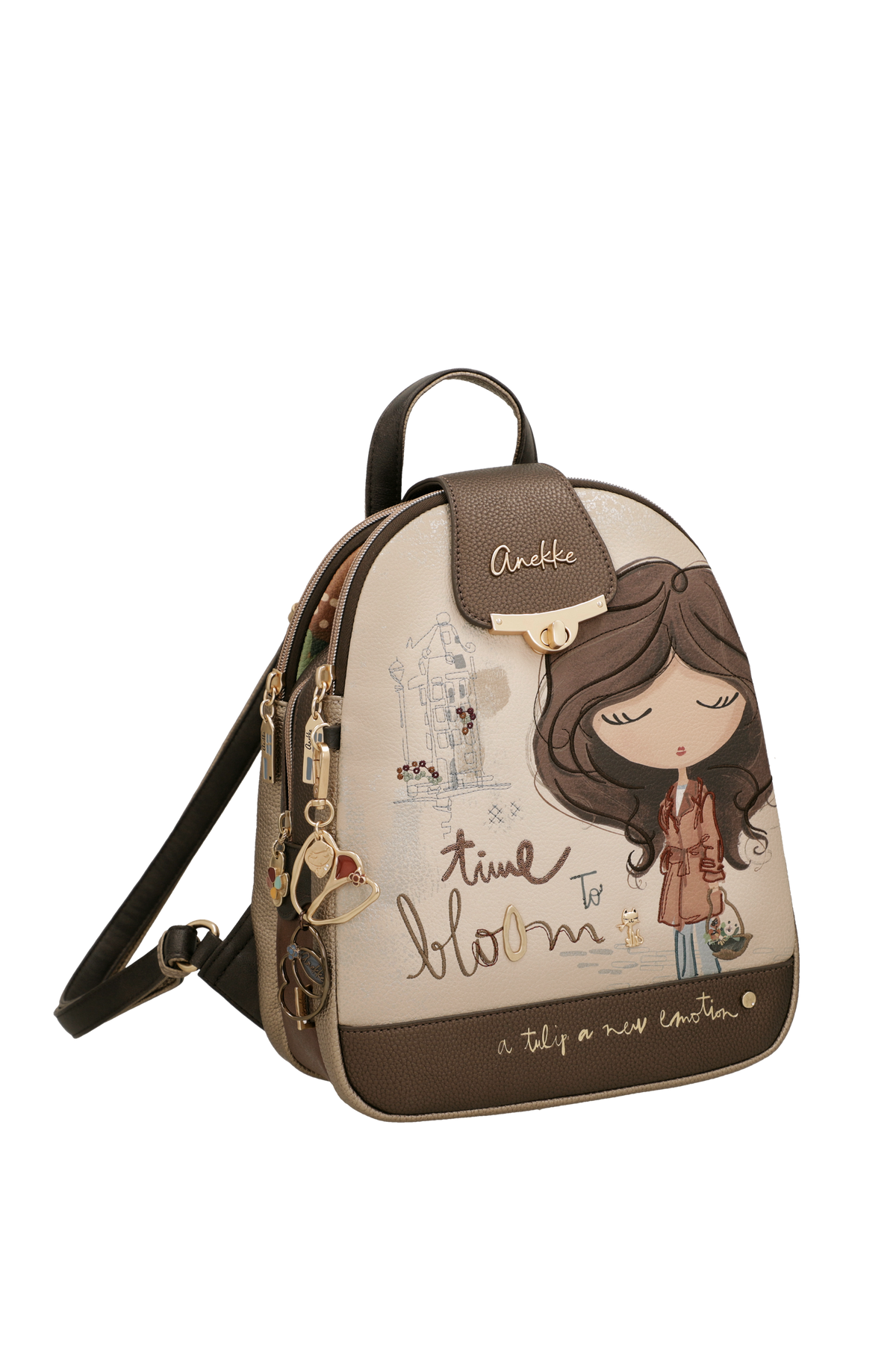 Mochila con solapa Tulip de Anekke