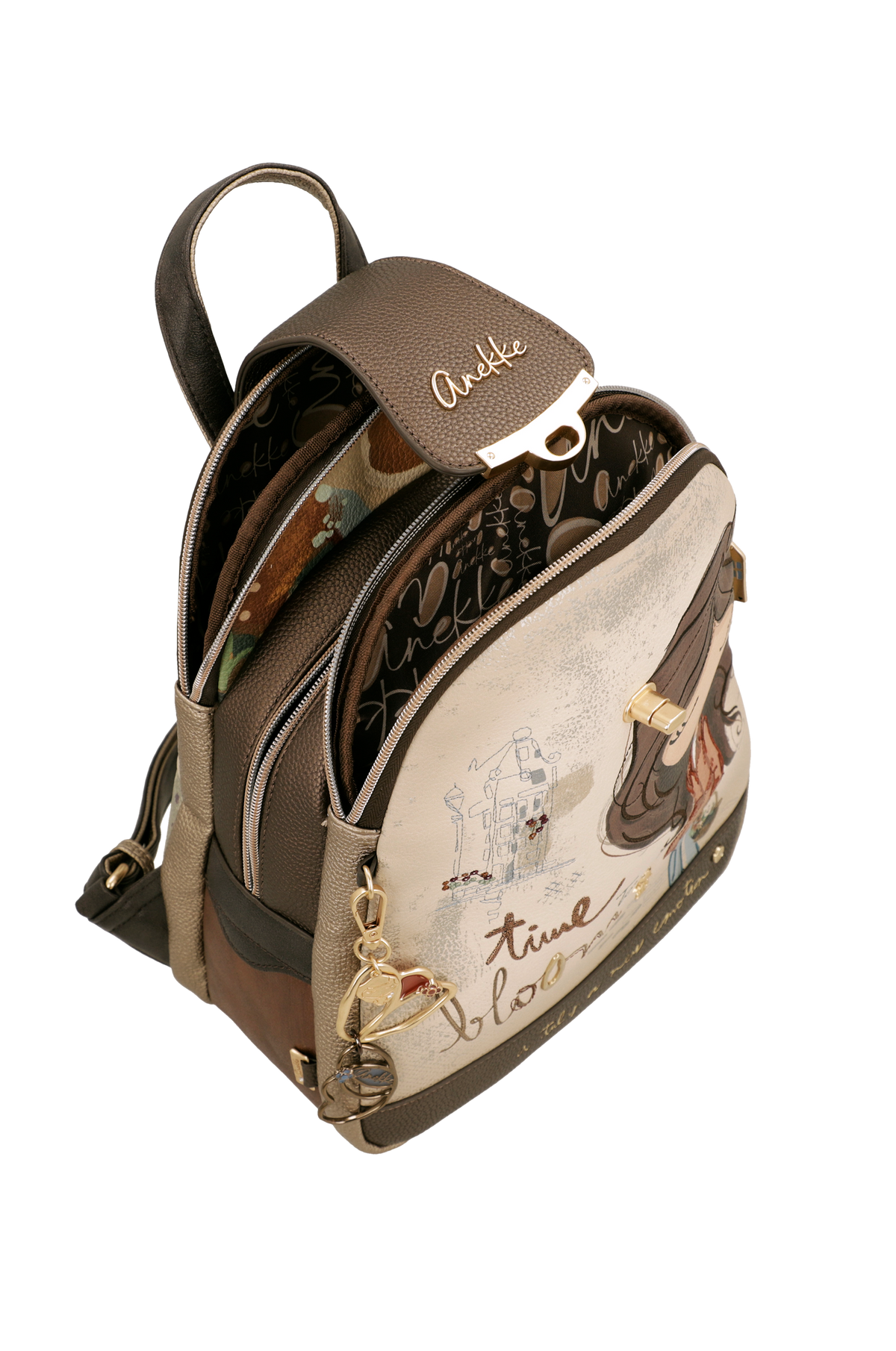 Mochila con solapa Tulip de Anekke