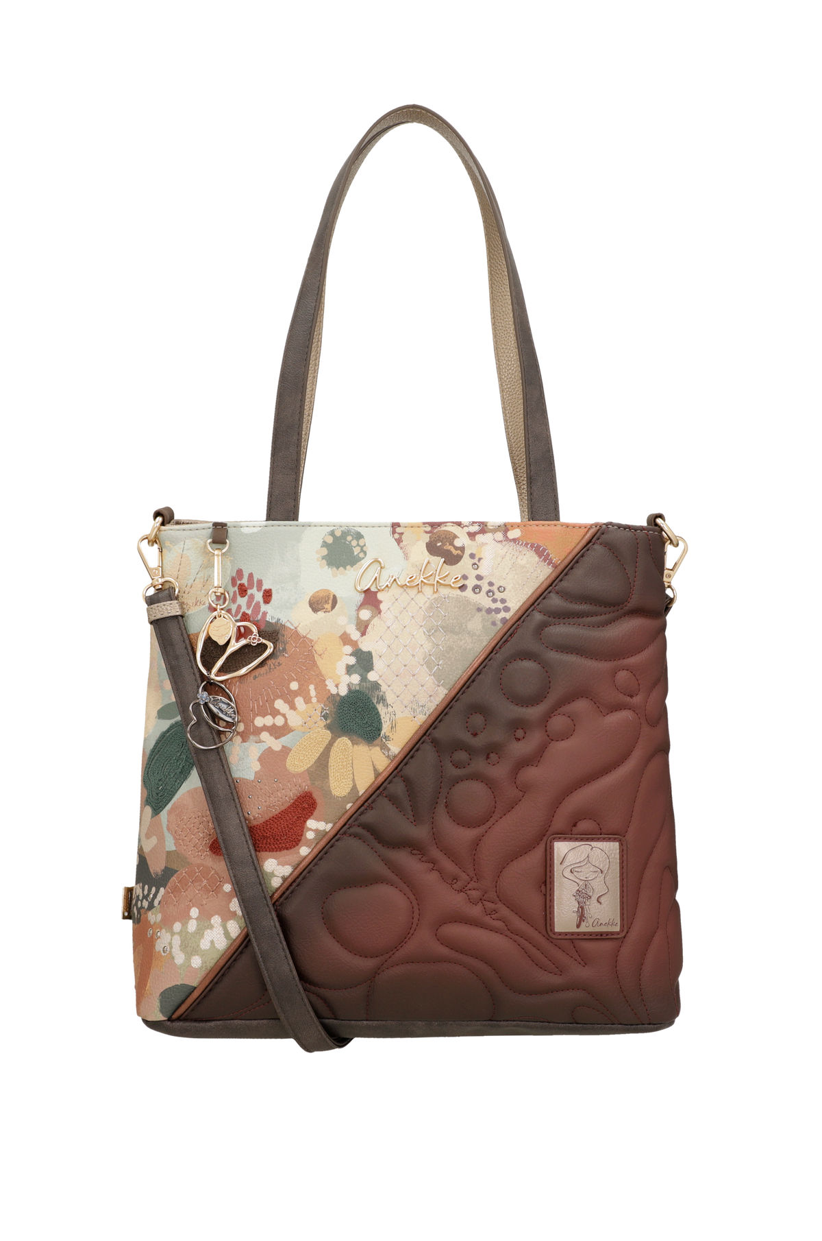 Bolso de hombro cuadrado Blossom de Anekke