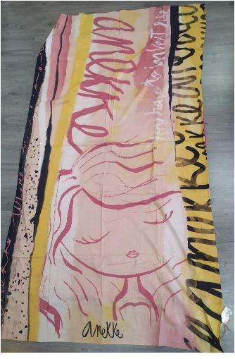 Toalla pareo de playa estampado Anekke