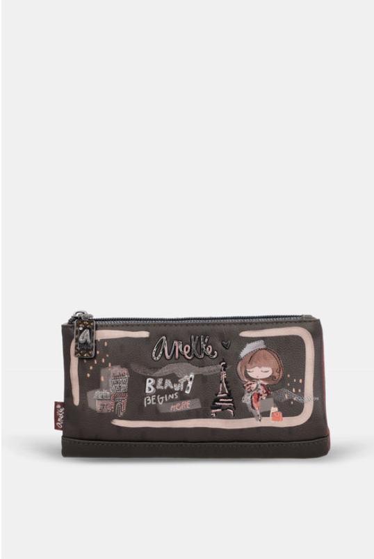 Billetero grande flexible RFID Mademoiselle de Anekke