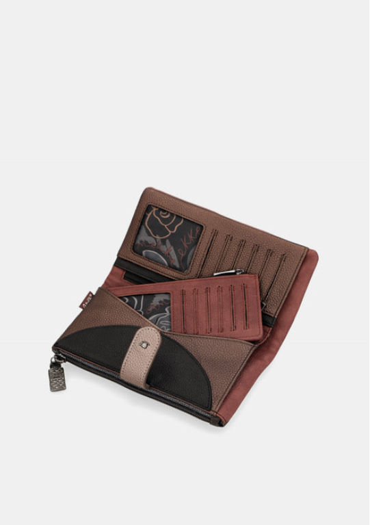 Billetero grande flexible RFID Mademoiselle de Anekke