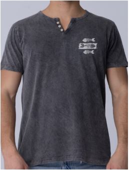 Camiseta Espinas en color pizarra