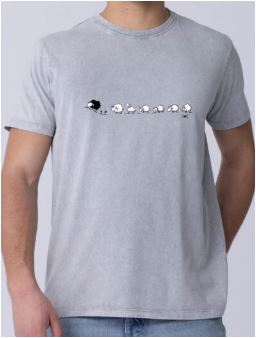 Camiseta Norit en color acero